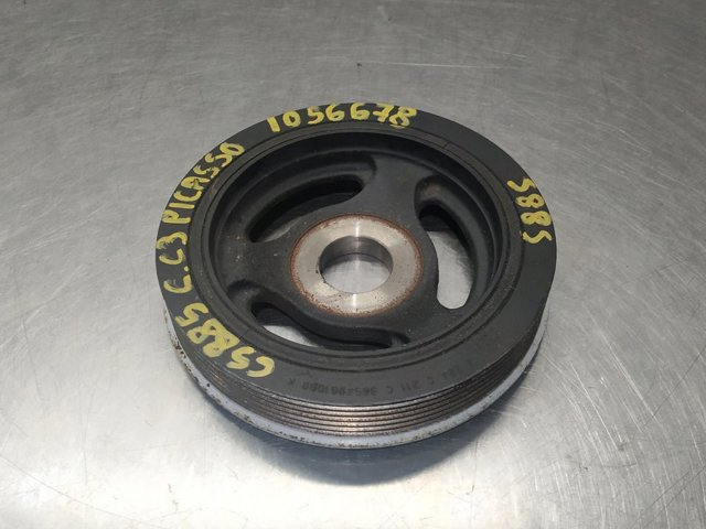 Koło pasowe wału korbowego 9654961080 PEUGEOT