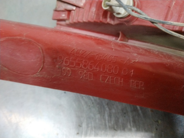 Lampa zespolona tylna lewa 9655864080 PEUGEOT