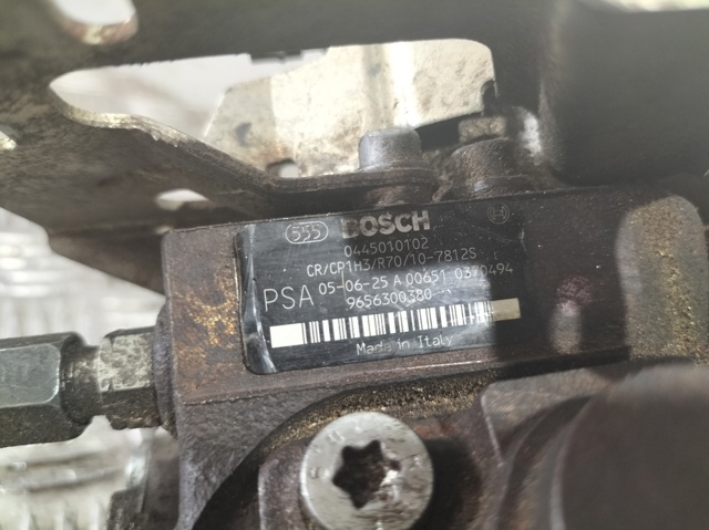 Pompa wtryskowa wysokiego ciśnienia 9656300380 PEUGEOT