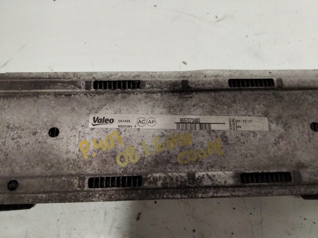 Chłodnica intercoolera 9657073480 PEUGEOT