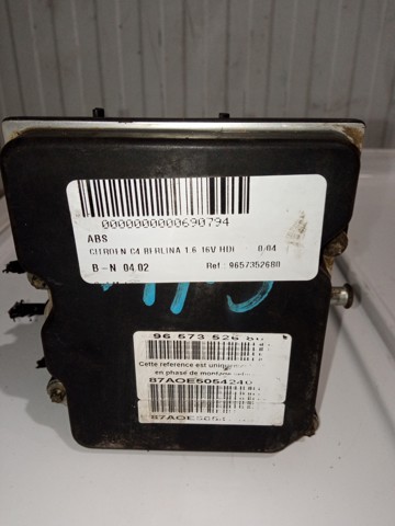 Sterownik ABS  hydrauliczny 9657352680 PEUGEOT