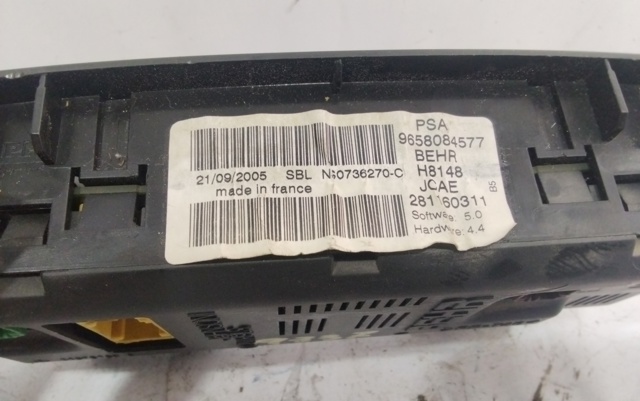 Sterownik trybów ogrzewania/klimatyzacji 9658084577 PEUGEOT