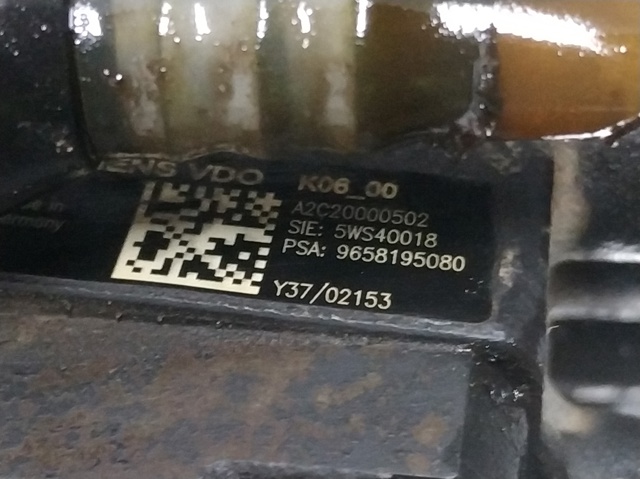 Pompa wtryskowa wysokiego ciśnienia 9658195080 PEUGEOT