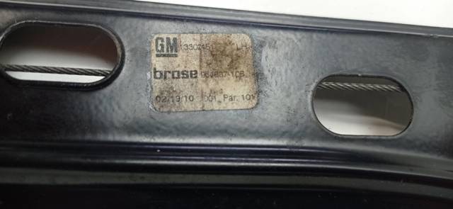 Mechanizm podnoszenia szyby drzwi przednich lewych 965872102 OPEL