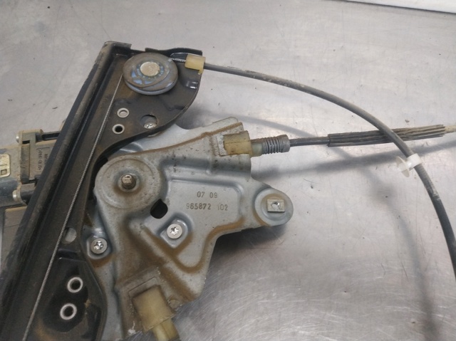 Mechanizm podnoszenia szyby drzwi przednich lewych 965872102 OPEL