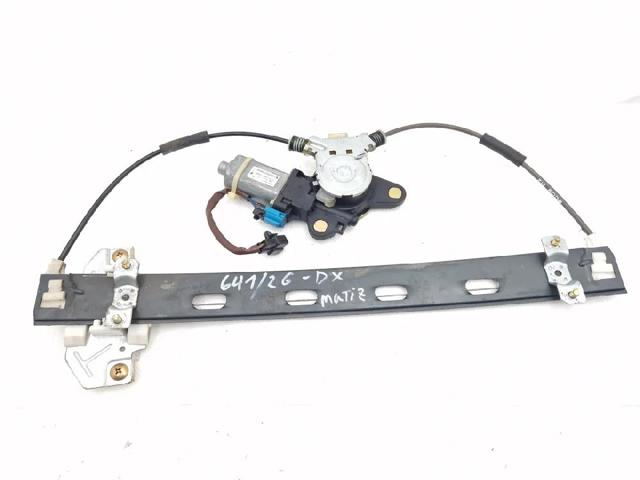 Mechanizm podnoszenia szyby drzwi przednich prawych 96601566 GM
