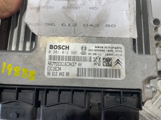 Sterownik silnika 9661204380 PEUGEOT