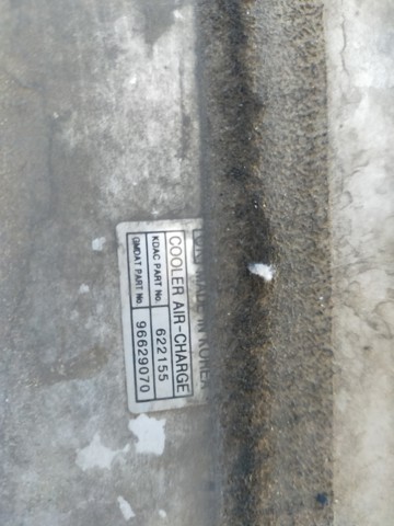 Chłodnica intercoolera 96629070 OPEL