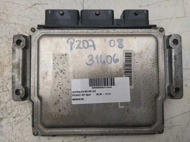 Sterownik silnika 9663548180 PEUGEOT