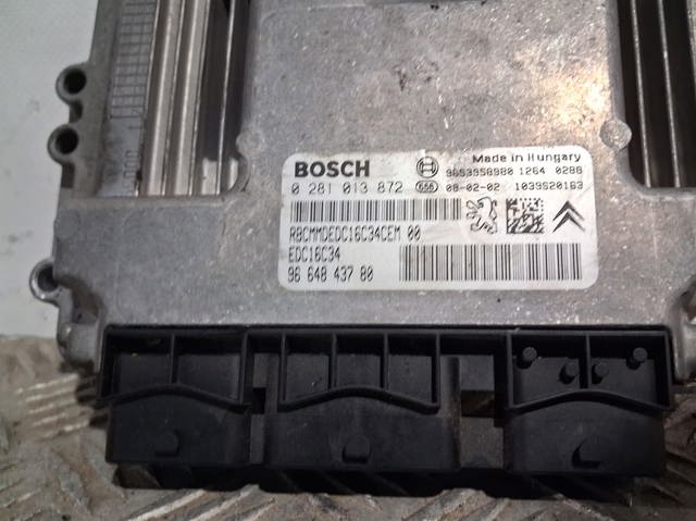 Sterownik silnika 9664843780 PEUGEOT