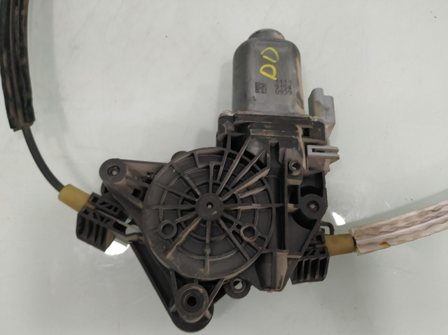 Mechanizm podnoszenia szyby drzwi przednich prawych 9674412380 PEUGEOT