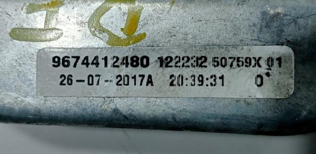 Mechanizm podnoszenia szyby drzwi przednich lewych 9674412480 PEUGEOT