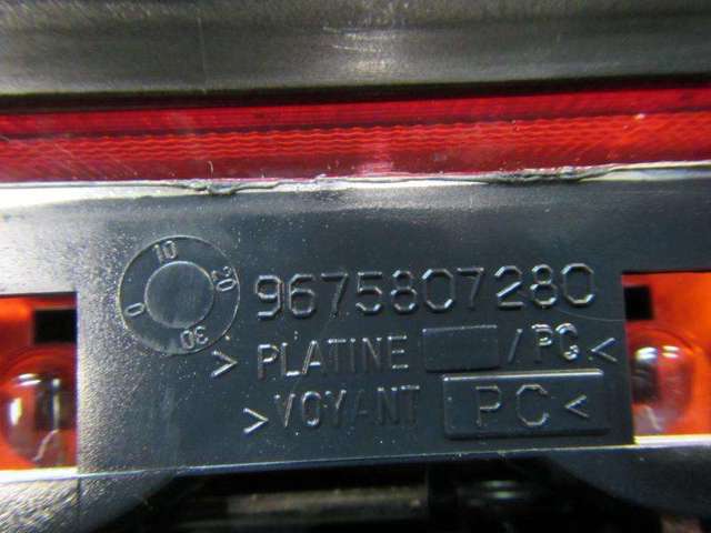 Lampa stop tylna dodatkowa 9675807280 PEUGEOT