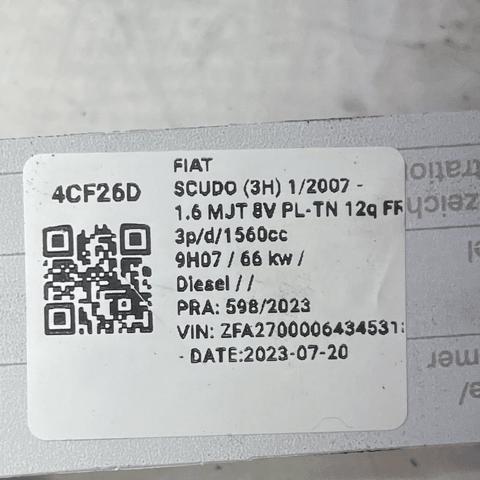 9678048880 Fiat/Alfa/Lancia