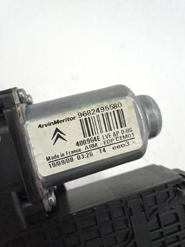 Mechanizm podnoszenia szyby drzwi przednich prawych 9682495580 PEUGEOT