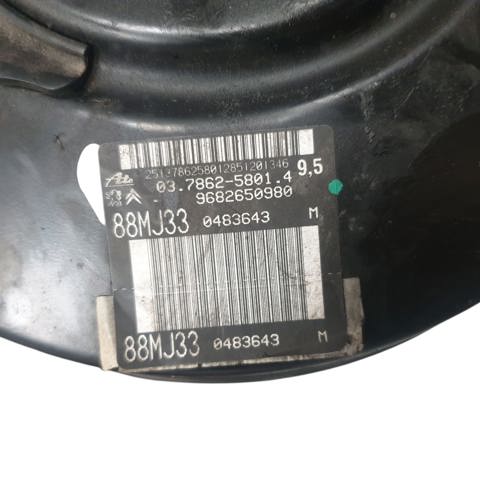 Wzmacniacz próżniowy hamulców 9682650980 PEUGEOT