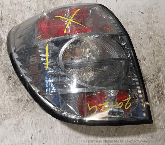 Lampa zespolona tylna lewa do Chevrolet Captiva C100