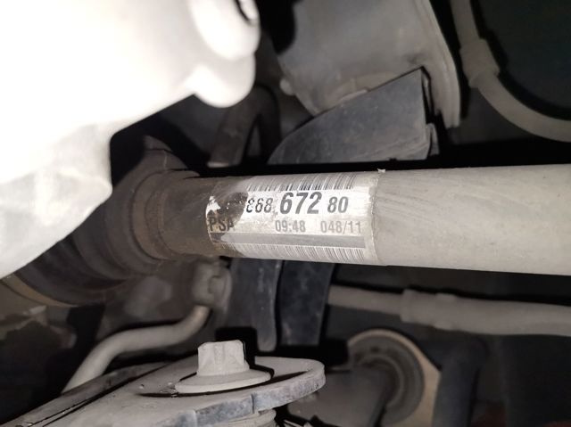 Półoś napędowa przednia lewa 9686867280 PEUGEOT