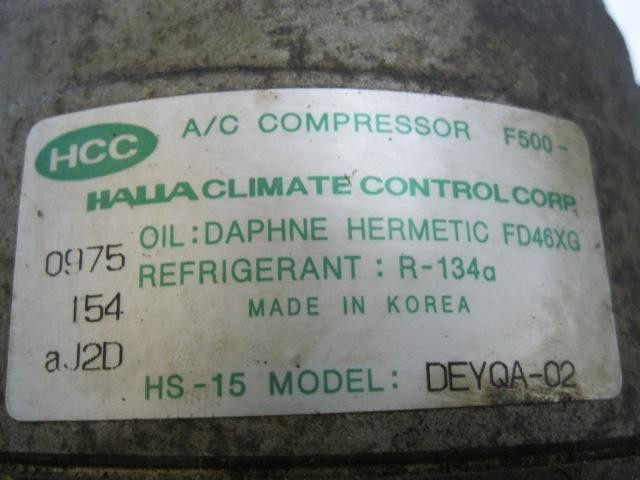 Sprężarka klimatyzacji 9770125200 HYUNDAI