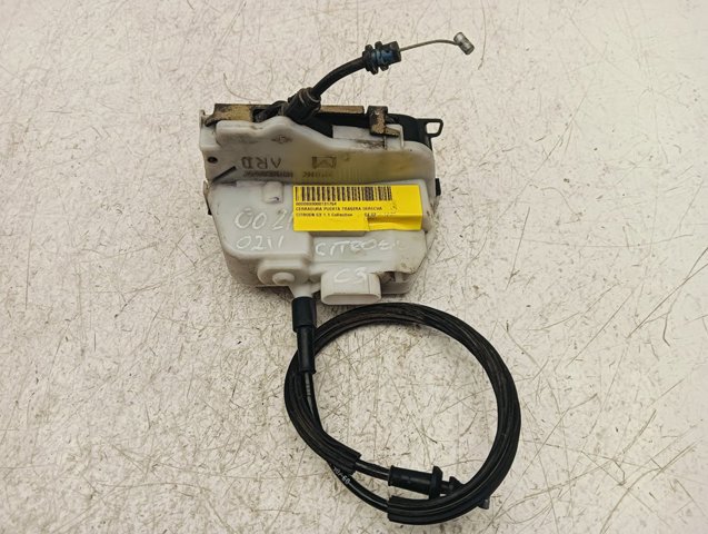 Zamek drzwi tylnych prawych 9800624980 PEUGEOT