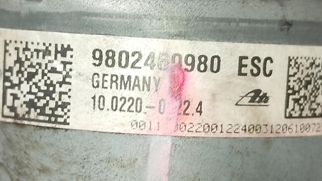 Sterownik ABS  hydrauliczny 9802460980 PEUGEOT