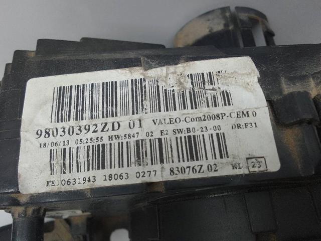 Przełącznik zespolony, w komplecie Peugeot 208 CA, CC