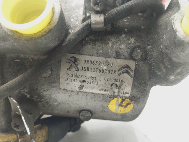 Sprężarka klimatyzacji 9806599380 PEUGEOT