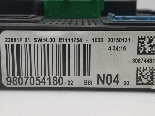 Sterownik silnika 9807054180 PEUGEOT