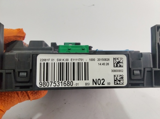 Skrzynka bezpieczników 9807531680 PEUGEOT