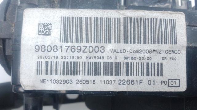 Przełącznik zespolony, w komplecie Peugeot 208 CA, CC