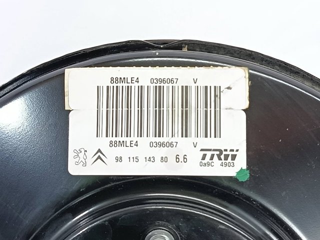 Wzmacniacz próżniowy hamulców 9811514380 PEUGEOT