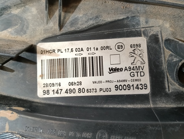 9814749080 Peugeot/Citroen
