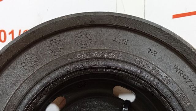 Koło pasowe wału korbowego 9821624380 OPEL