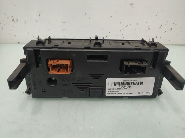 Sterownik trybów ogrzewania/klimatyzacji 9823740080 PEUGEOT