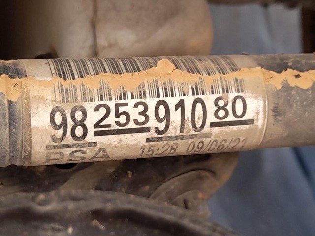 Półoś napędowa przednia lewa 9825391080 OPEL
