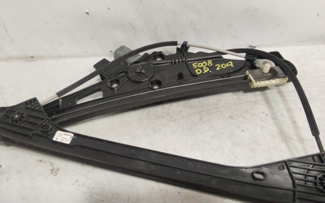 Mechanizm podnoszenia szyby drzwi przednich prawych 9830389280 PEUGEOT