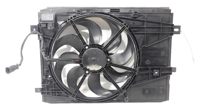 Dyfuzor chłodnicy, w komplecie z silnikiem i wirnikiem 9836636780 PEUGEOT