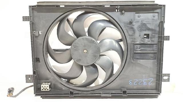Dyfuzor chłodnicy, w komplecie z silnikiem i wirnikiem 9836636780 PEUGEOT