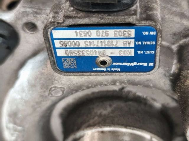 Turbina 9840533580 PEUGEOT
