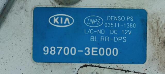 Silniczek wycieraczki tylnej szyby KIA Sorento 1 JC