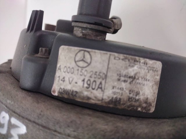 A0001502550 Mercedes