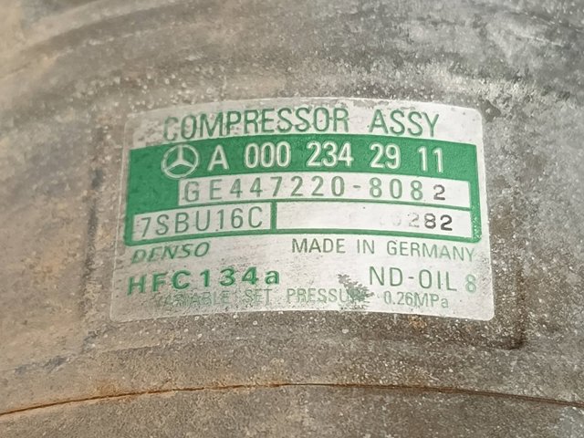 Sprężarka klimatyzacji A0002342911 MERCEDES