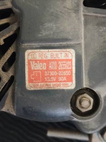 Alternator A0002655023 HYUNDAI