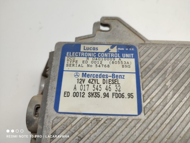 Sterownik silnika A0175454632 MERCEDES