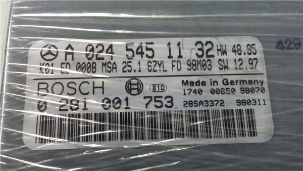 Sterownik silnika A0245451132 MERCEDES