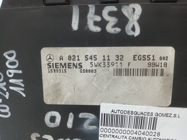 Sterownik silnika A0245451132 MERCEDES