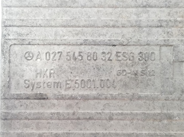 Regulator obrotów wentylatora (sterownik) A0275458032 MERCEDES