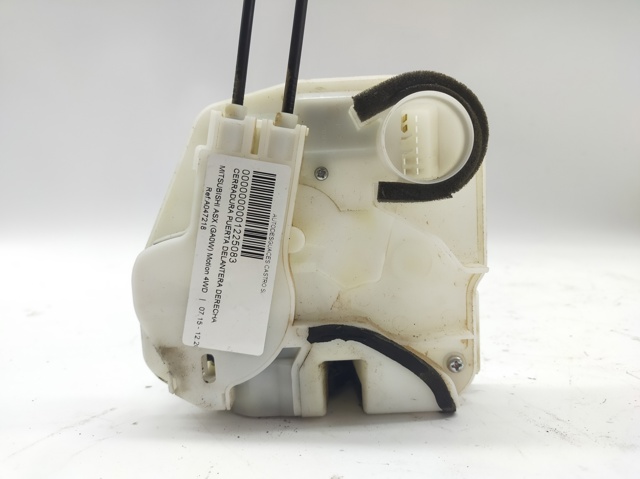Zamek drzwi przednich prawych A047218 MITSUBISHI