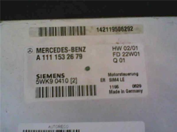 Sterownik silnika A1111532679 MERCEDES
