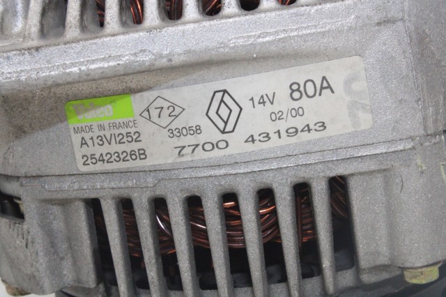 Alternator A13VI252 RENAULT